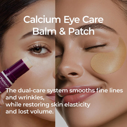 Duo soin visage Calcium Volume – Baume multi-usage & patch yeux hydratants 60 pcs