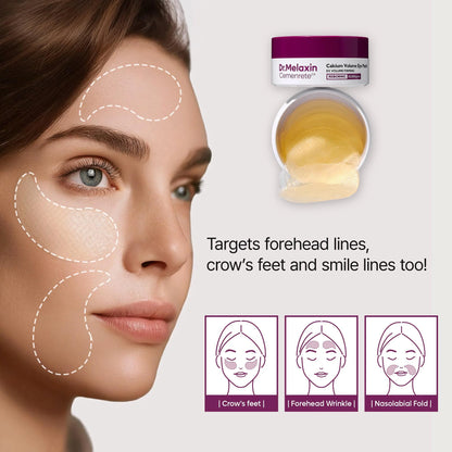 Duo soin visage Calcium Volume – Baume multi-usage & patch yeux hydratants 60 pcs